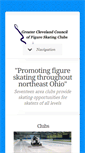 Mobile Screenshot of clevelandskating.com